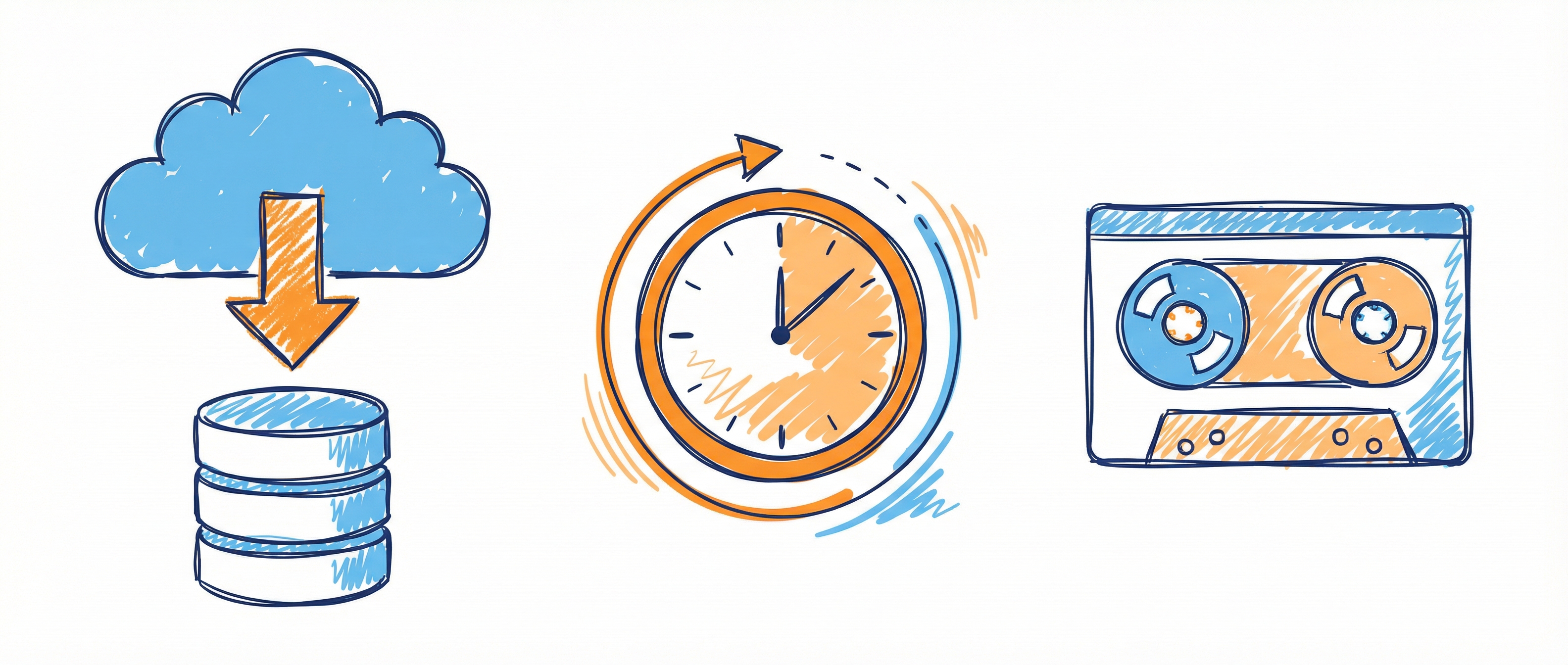 Backup and restore illustration